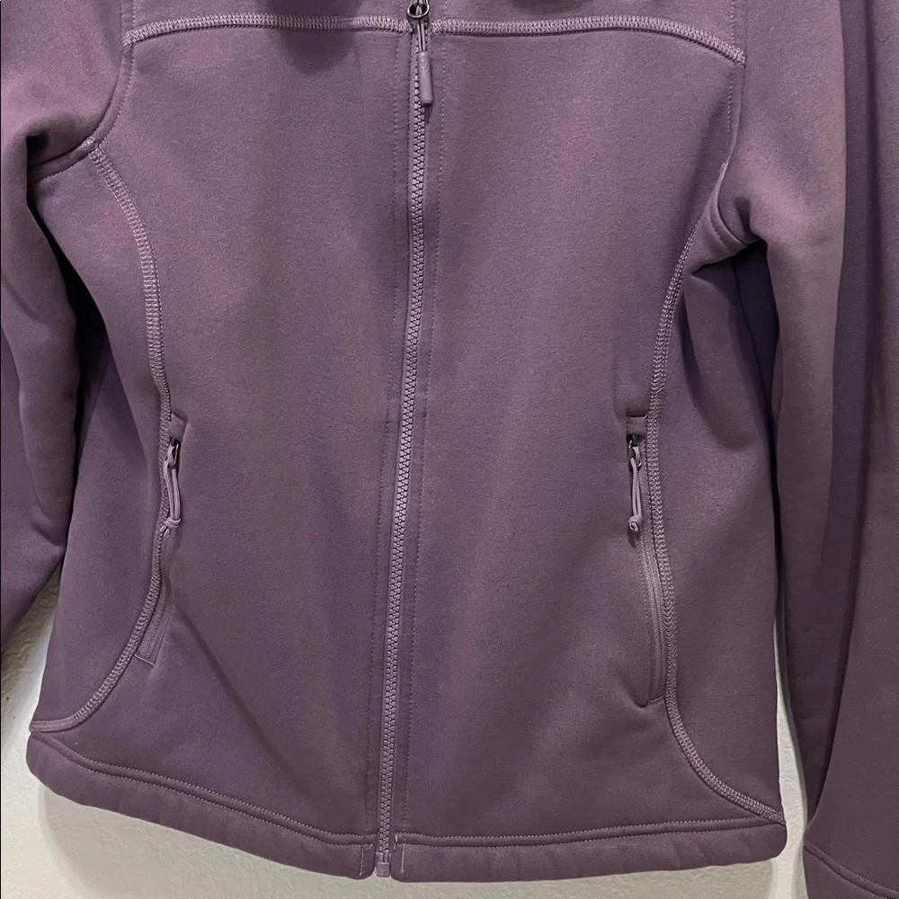 North Face Jacket Womens M Full Zip Long Sleeve Outdoors Purple Fleece Casual - Picture 3 of 9